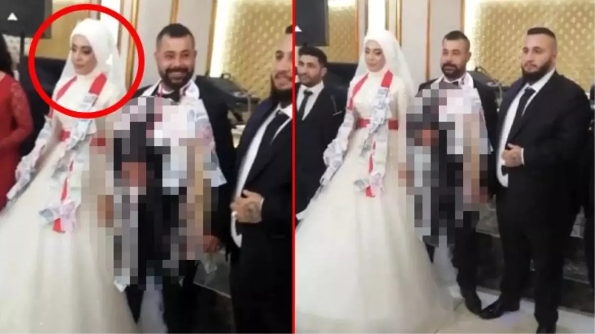 Düğünde damada takılan pompalı tüfek salonu buz kestirdi! Gelinin bile anında suratı asıldı