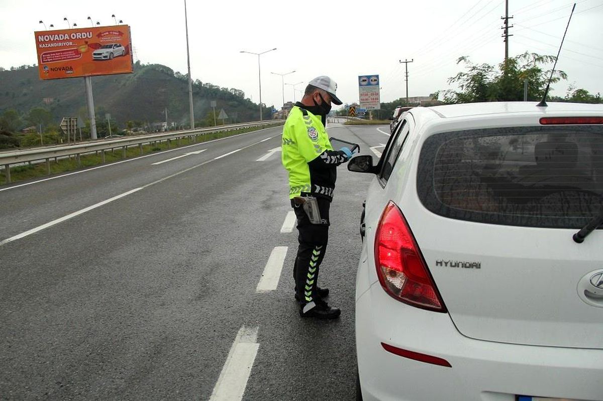 Ordu\'da trafik kurallarına uymayan sürücülere yönelik denetim
