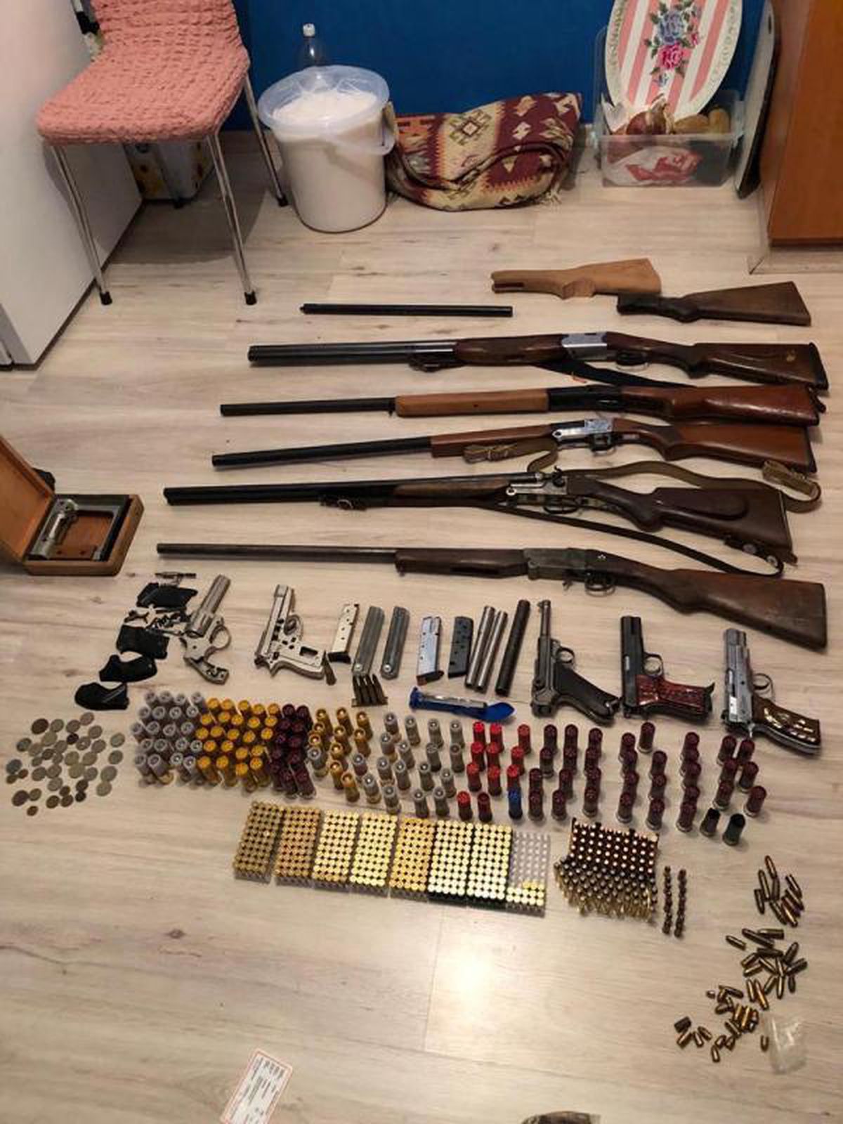 Son dakika haberleri | Tekirdağ'da silah imalathanesine dönüştürülen depoya baskın