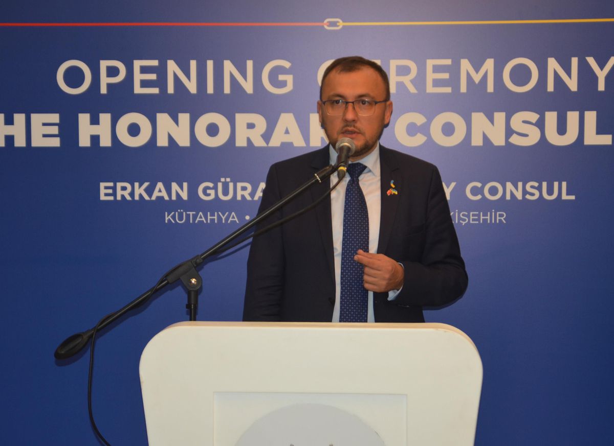 Ukrayna\'nın Ankara Büyükelçisi Bodnar, Kütahya\'da konsolosluk ofisinin açılışına katıldı