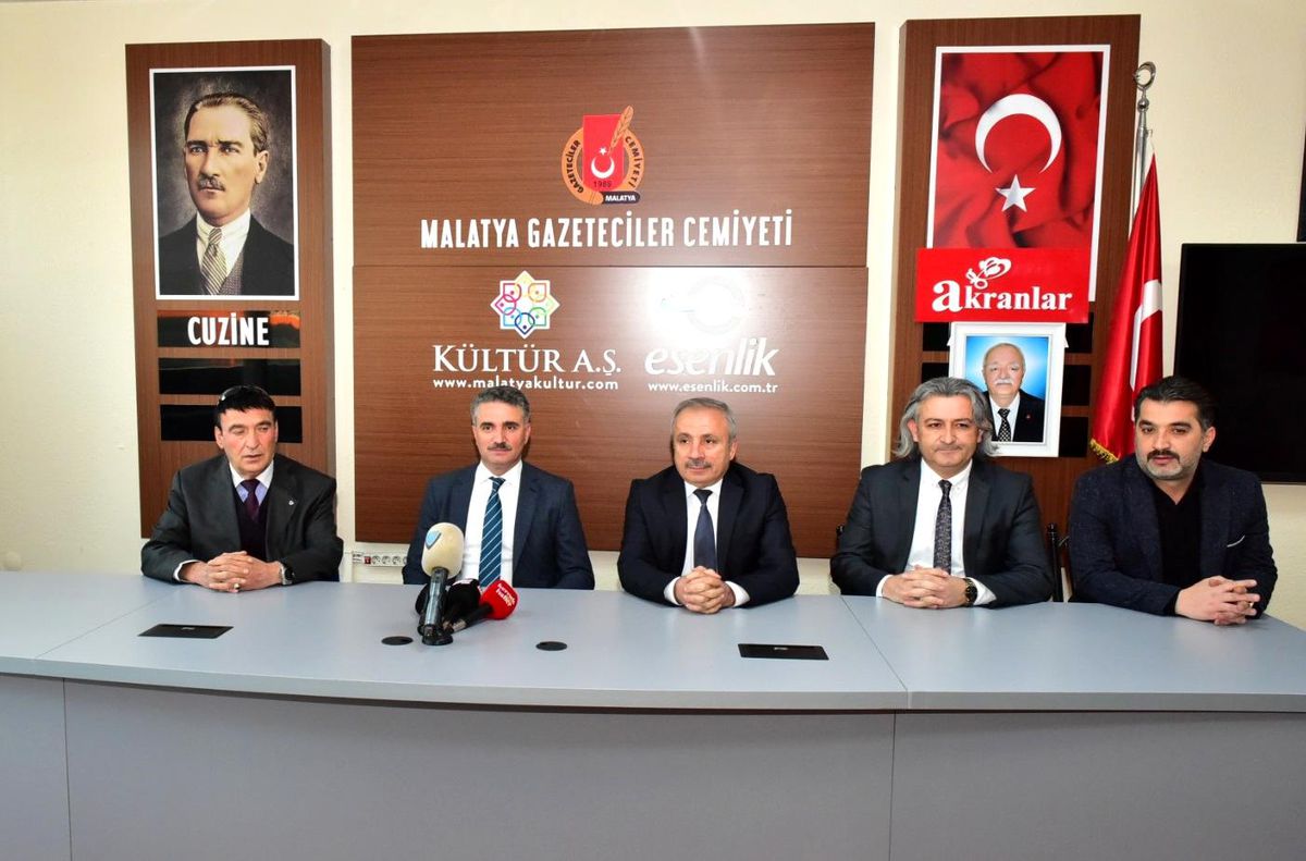 Vali Aydın Baruş Malatya Gazeteciler Cemiyeti'ni (MGC) Ziyaret Etti