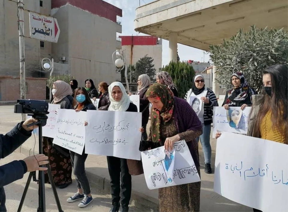 YPG/PKK\'nın kaçırdığı kız çocuklarının anneleri, Kamışlı\'da protestolarını sürdürdü