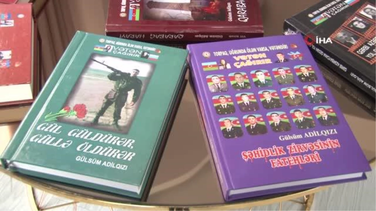 Son dakika haber... Azeri yazar şehitler için yazdığı 28 kitabı il il gezerek kütüphanelere bırakıyor