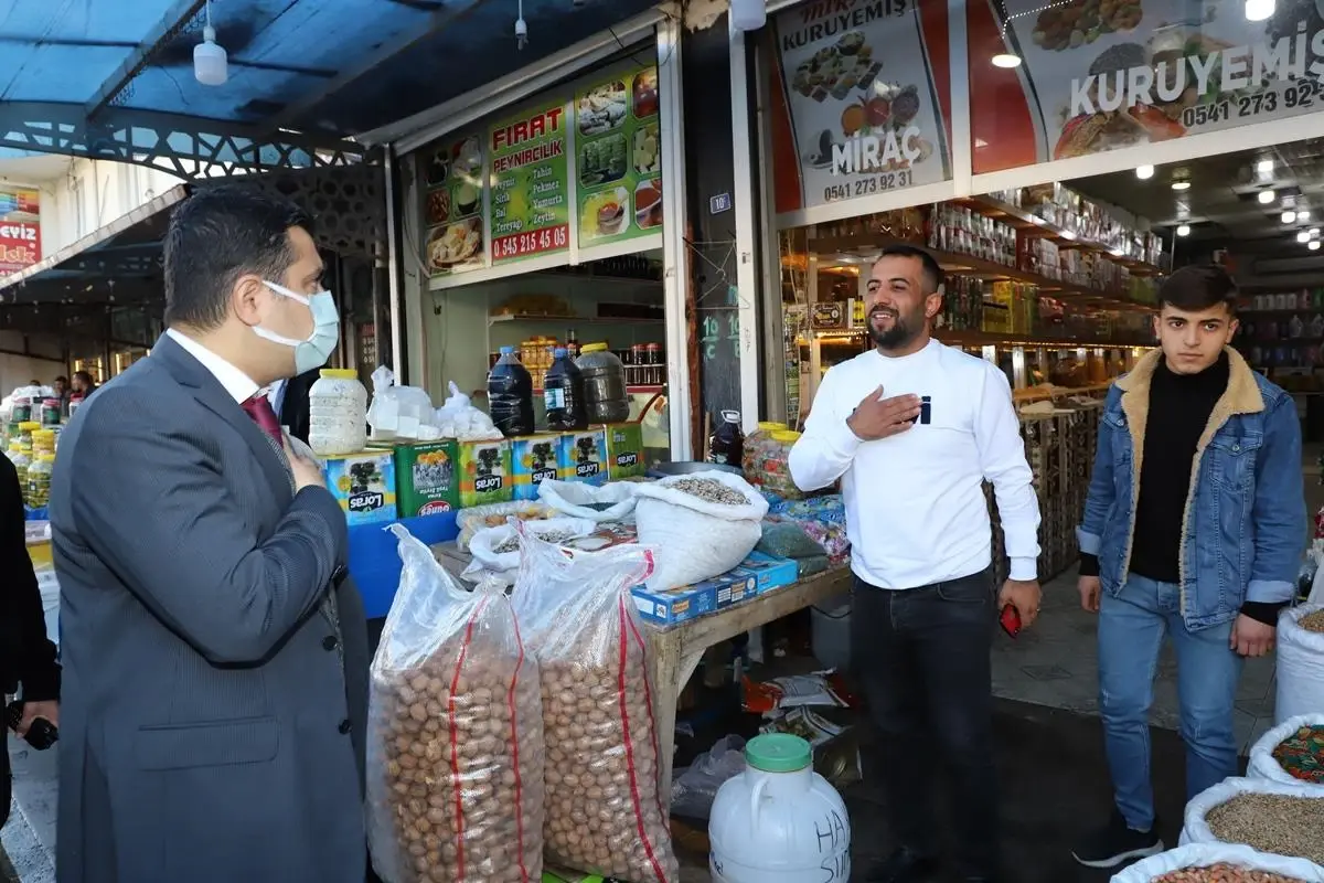 Cizre Kaymakamı Tunç, esnafla bir araya geldi