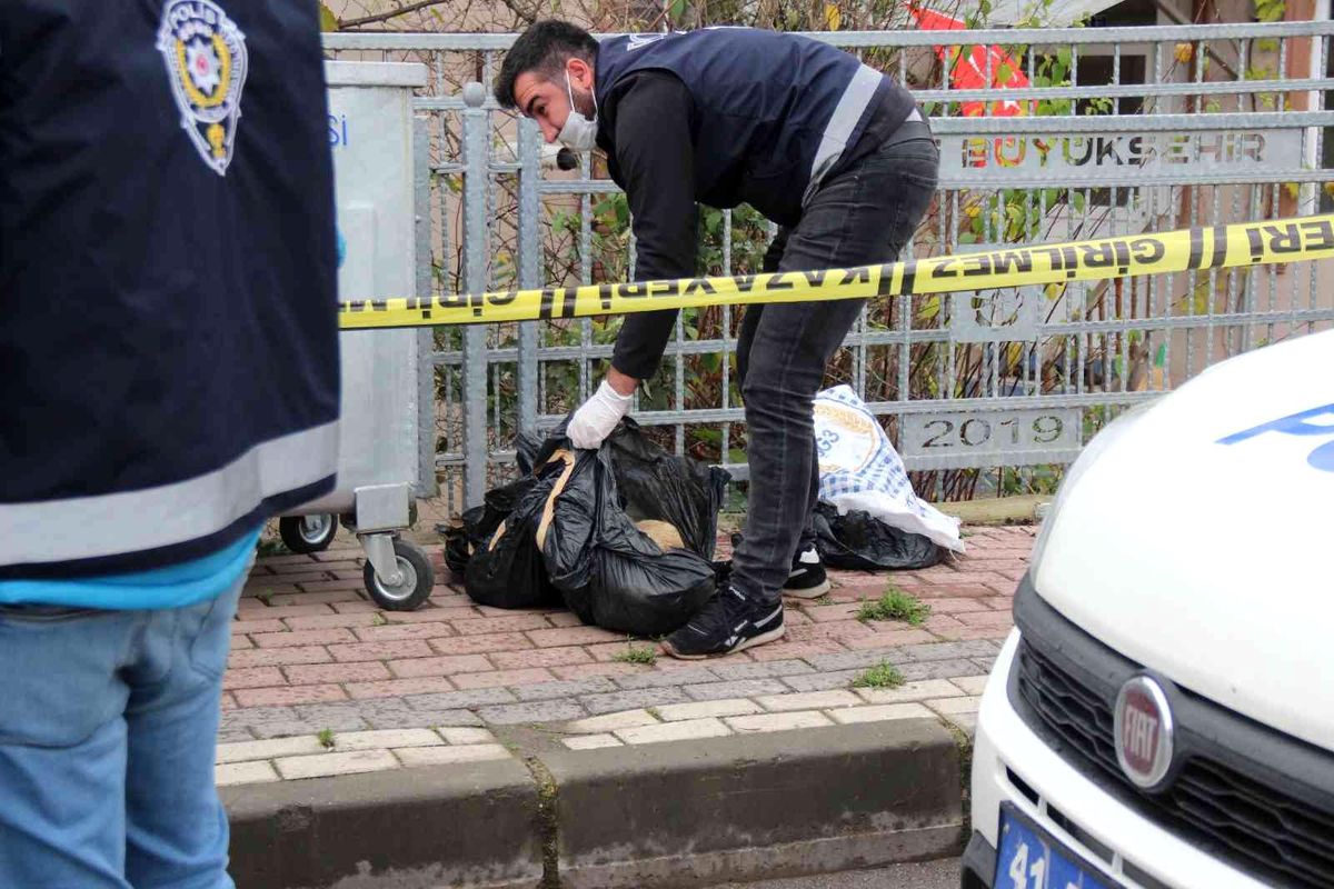 Çöp konteynerinin yanında poşetlenmiş halde telef olmuş hayvanlar bulundu