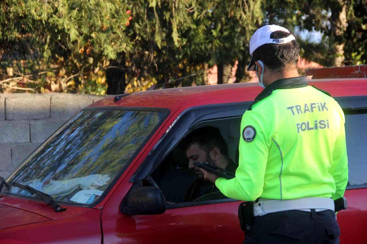 Erzincan\'da trafik denetimi