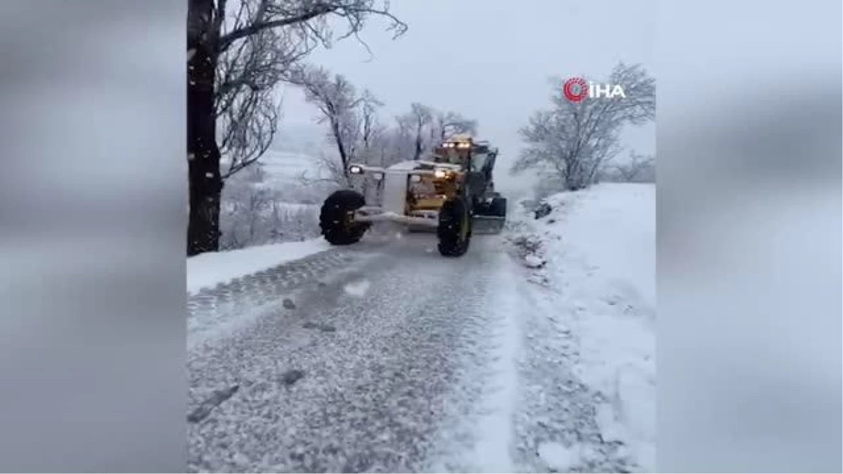 Mersin\'in yüksek kesimlerinde kar yağışı etkili oldu