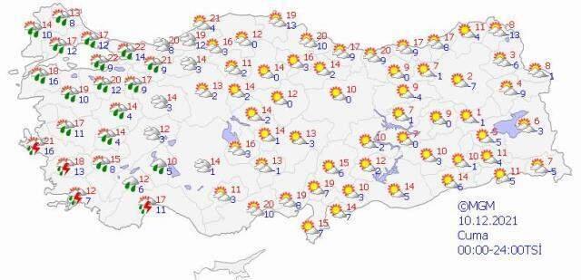 Meteoroloji'nin 8 Aralık tarihli raporu ortaya çıktı! 3 bölge için yoğun kar yağışı uyarısı