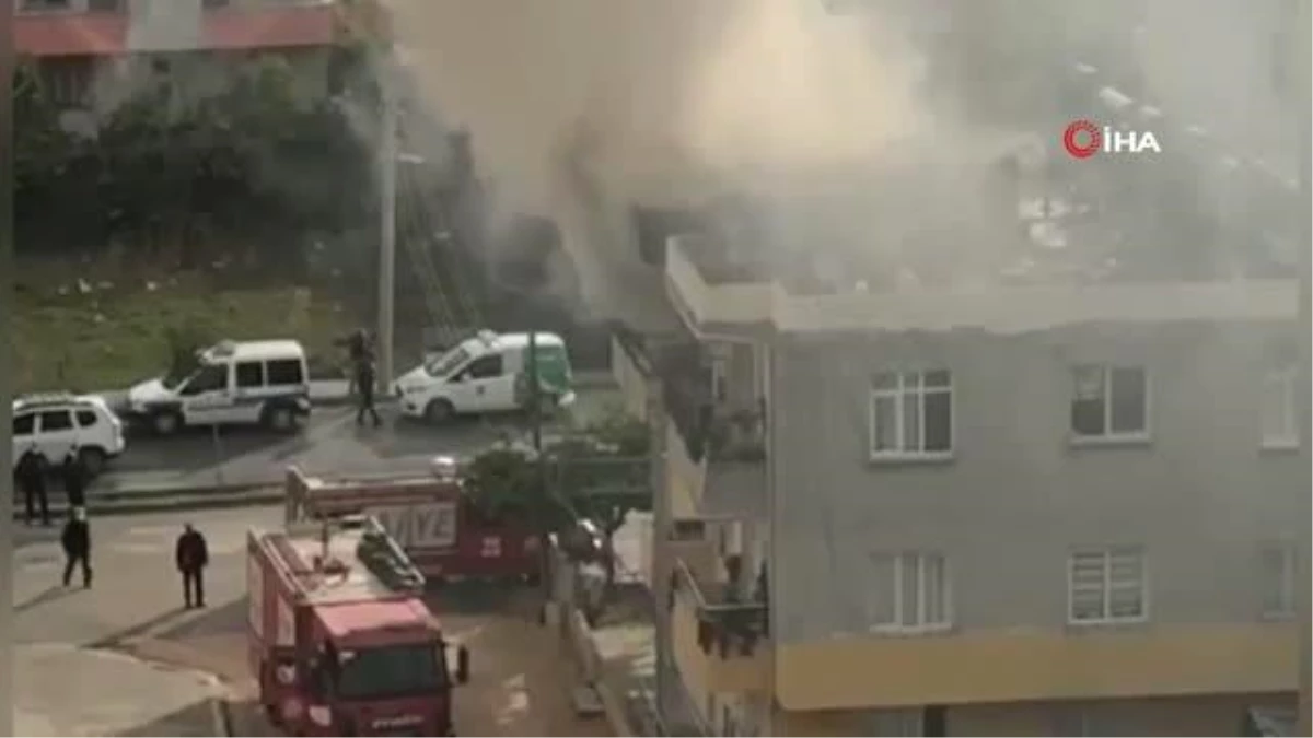 Osmaniye\'de ev yangını, 1 kişi dumandan etkilendi