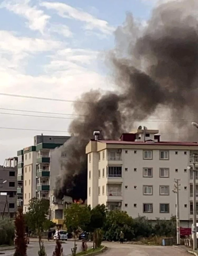 Son dakika haber | Osmaniye'de ev yangınında 1 kişi dumandan etkilendi