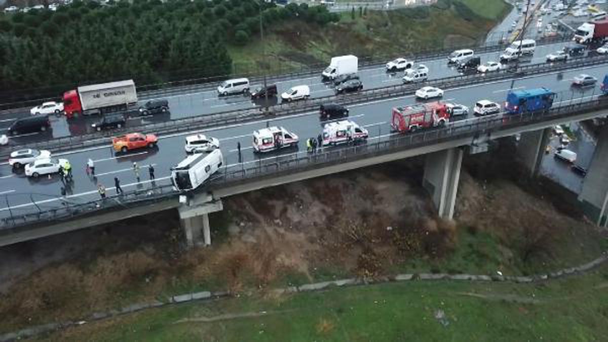 Scary moments on the highway in Istanbul