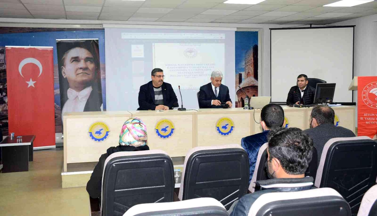 Tatvan\'da "Kırsal Kalkınma Destekleri" toplantısı düzenlendi