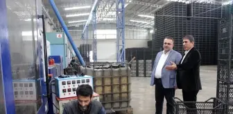 Vakıfbank Çukurova Bölge Müdürü Koç'tan, fabrika ziyareti