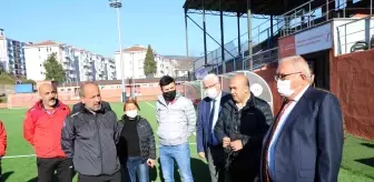 Başkan Posbıyık futbolculara moral verdi