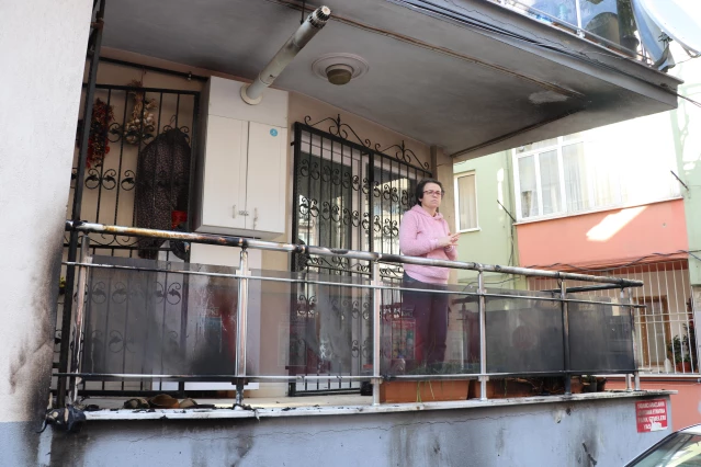Denizli'de üç evin balkon perdelerini yaktığı iddia edilen şüpheli yakalandı