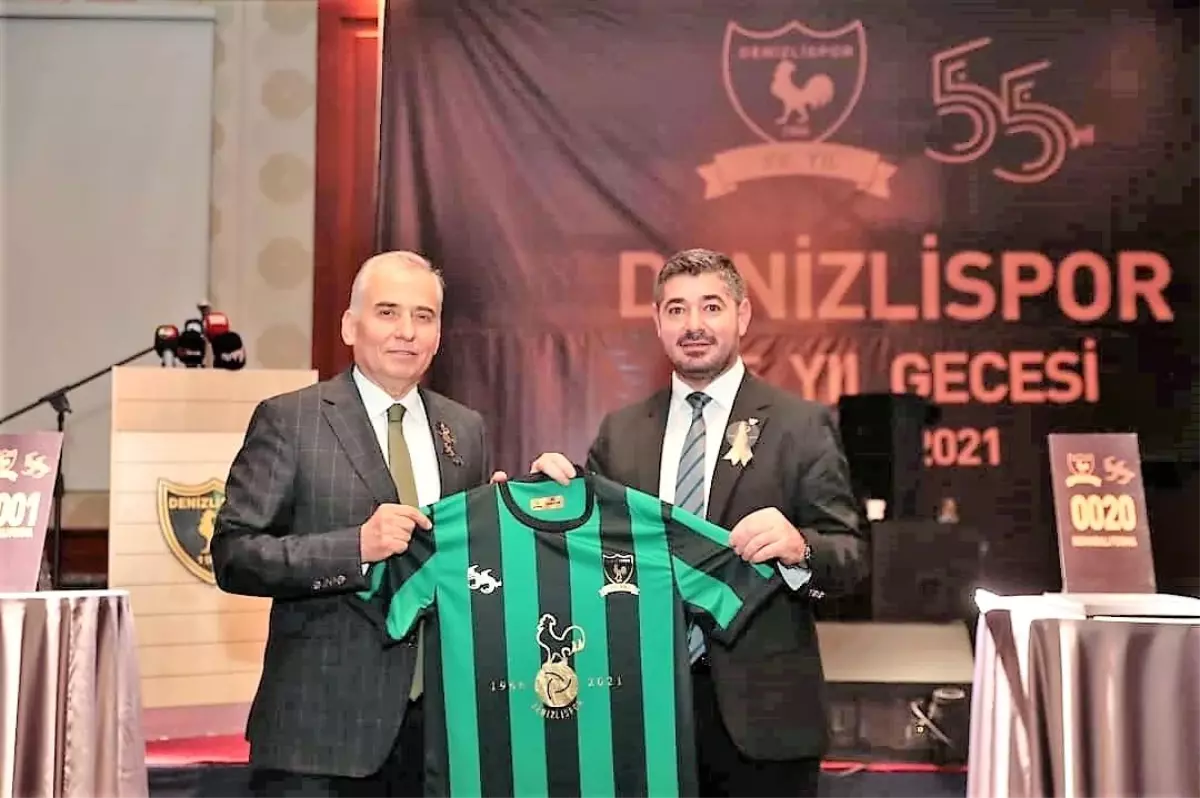 Denizli, Denizlispor\'un 55. yaşında tek yürek oldu