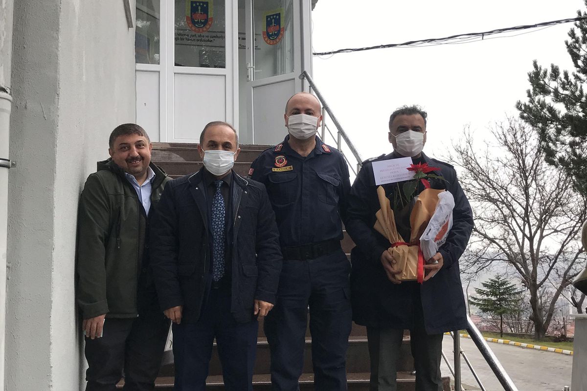 Havza Milli Eğitim Müdürü Sağlam\'dan Uzman Jandarmalar Günü ziyareti