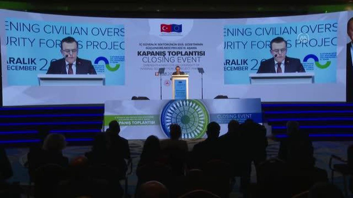 'İç Güvenlik Sektörünün Sivil Gözetiminin Güçlendirilmesi' projesi üçüncü aşama kapanış toplantısı