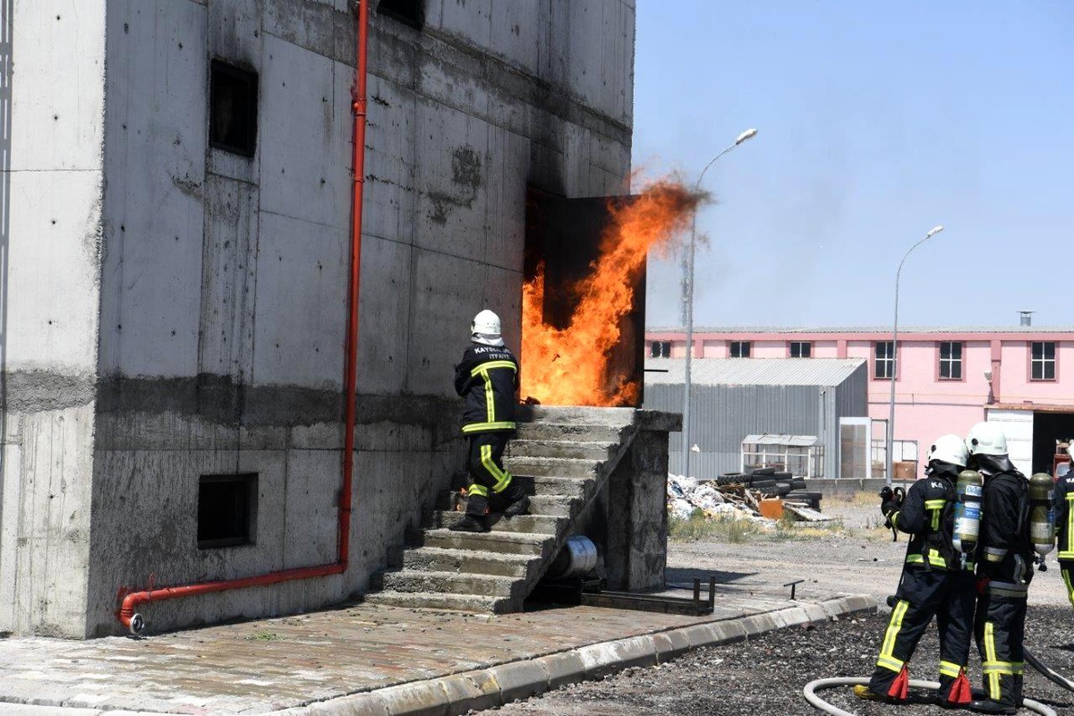 Kayseri OSB itfaiyesi her zaman hazır