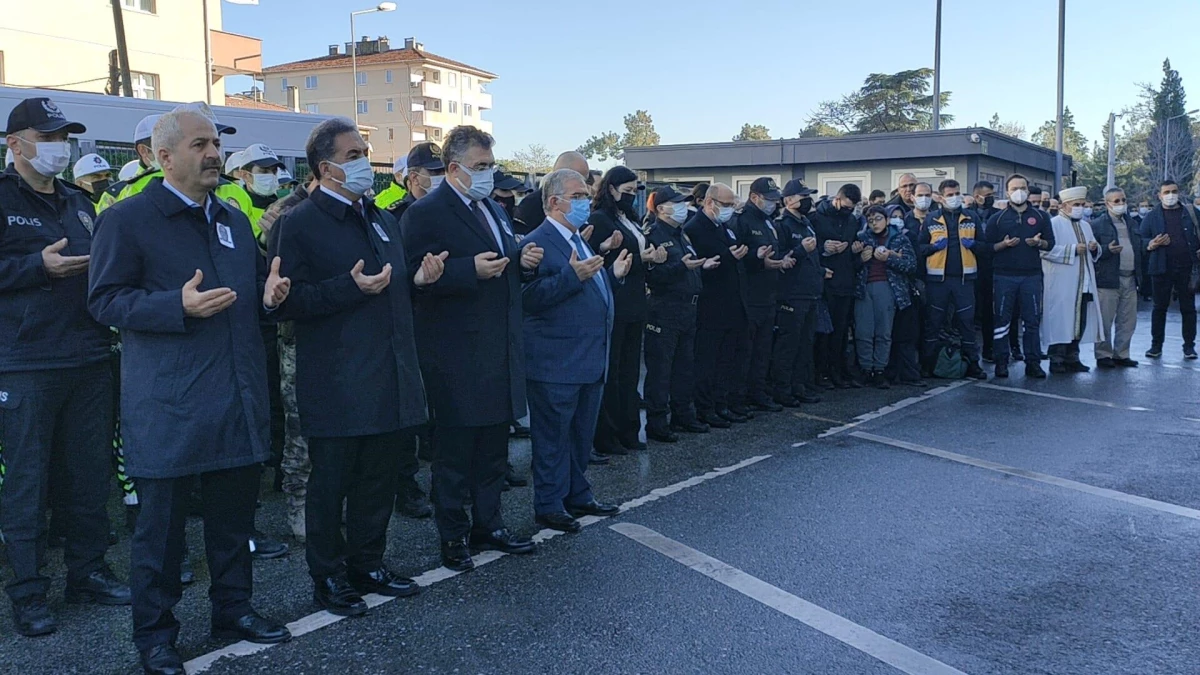 Kocaeli\'de kalp krizi sonucu hayatını kaybeden polis memuru için tören yapıldı