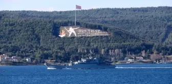 Son dakika haberi: Rus savaş gemisi ve askeri römorkörü Çanakkale Boğazı'ndan geçti
