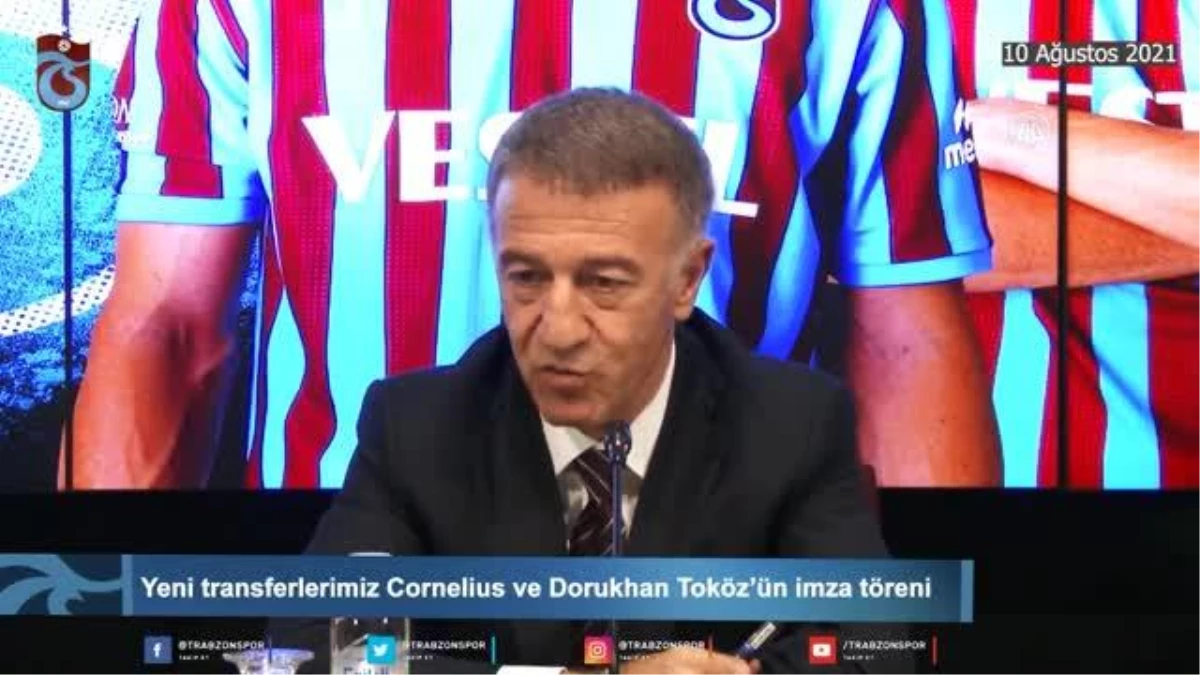 Trabzonspor\'da Dorukhan ve Cornelius, 61 biner fidan bağışı yaptı
