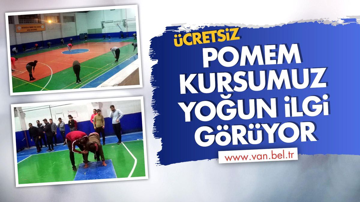 ÜCRETSİZ POMEM KURSUMUZ YOĞUN İLGİ GÖRÜYOR