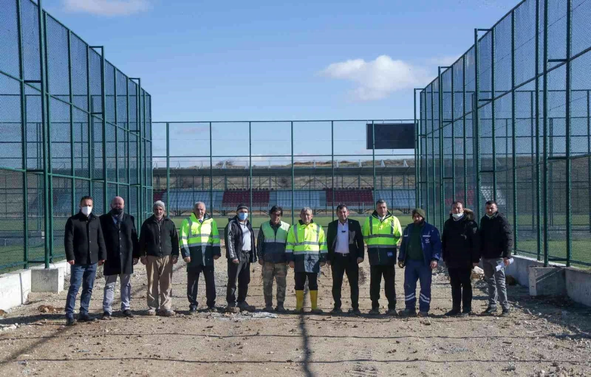 Başkan Işık: "Yoncalı Spor Tesisleri 19 Mayıs 2022 tamamlanacak"