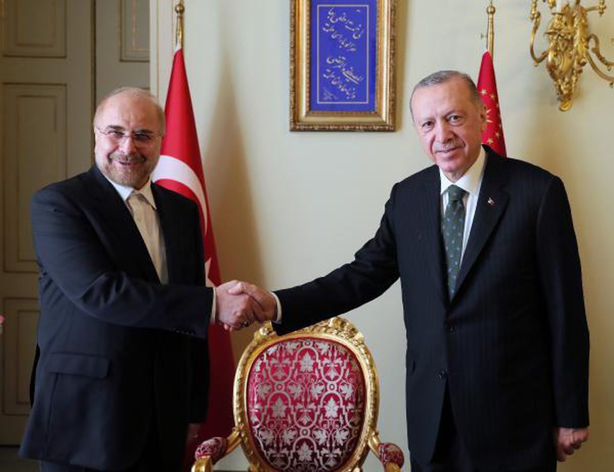 Cumhurbaşkanı Erdoğan, İran Meclis Başkanı Bager Galibaf\'ı kabul etti