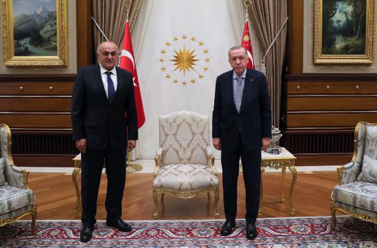 Cumhurbaşkanı Erdoğan, PANKOBİRLİK Genel Başkanı Erkoyuncu\'yu kabul etti