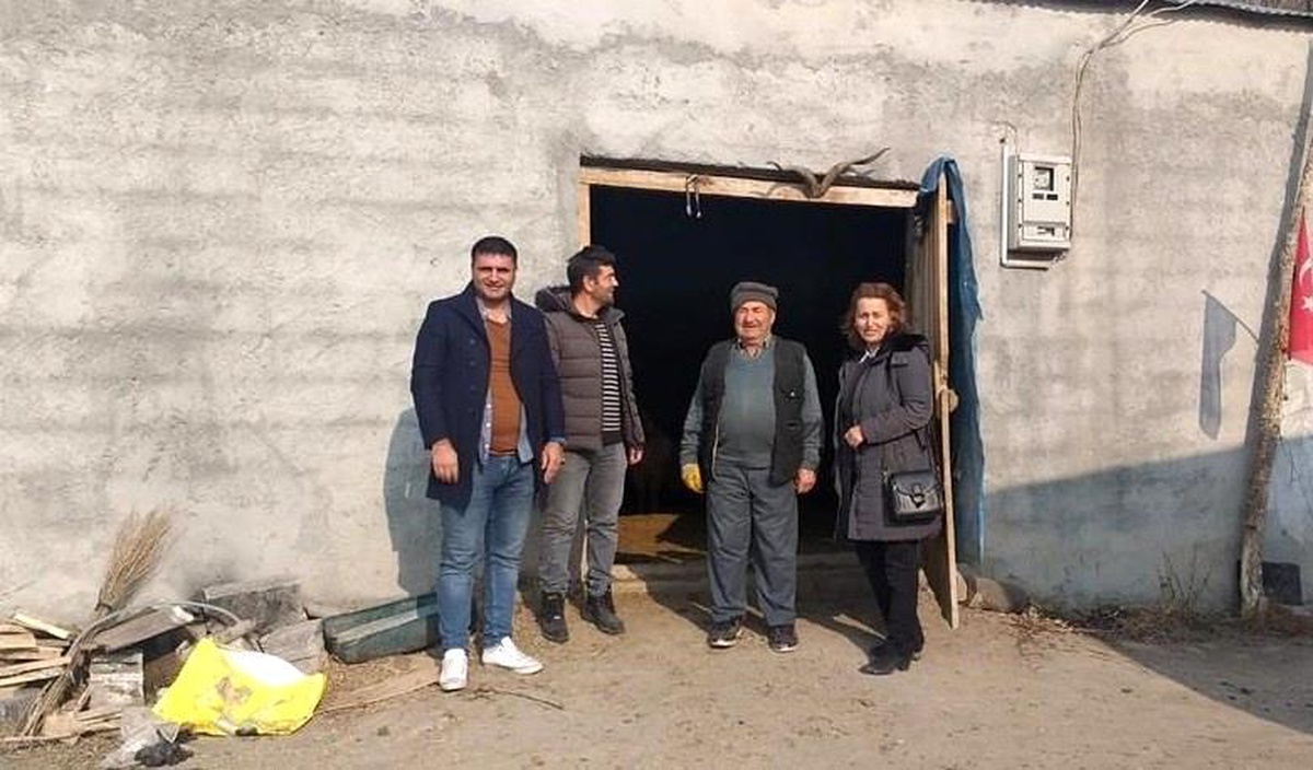 DAP kapsamında yapılan ahır ve ağıl projeleri kontrol edildi