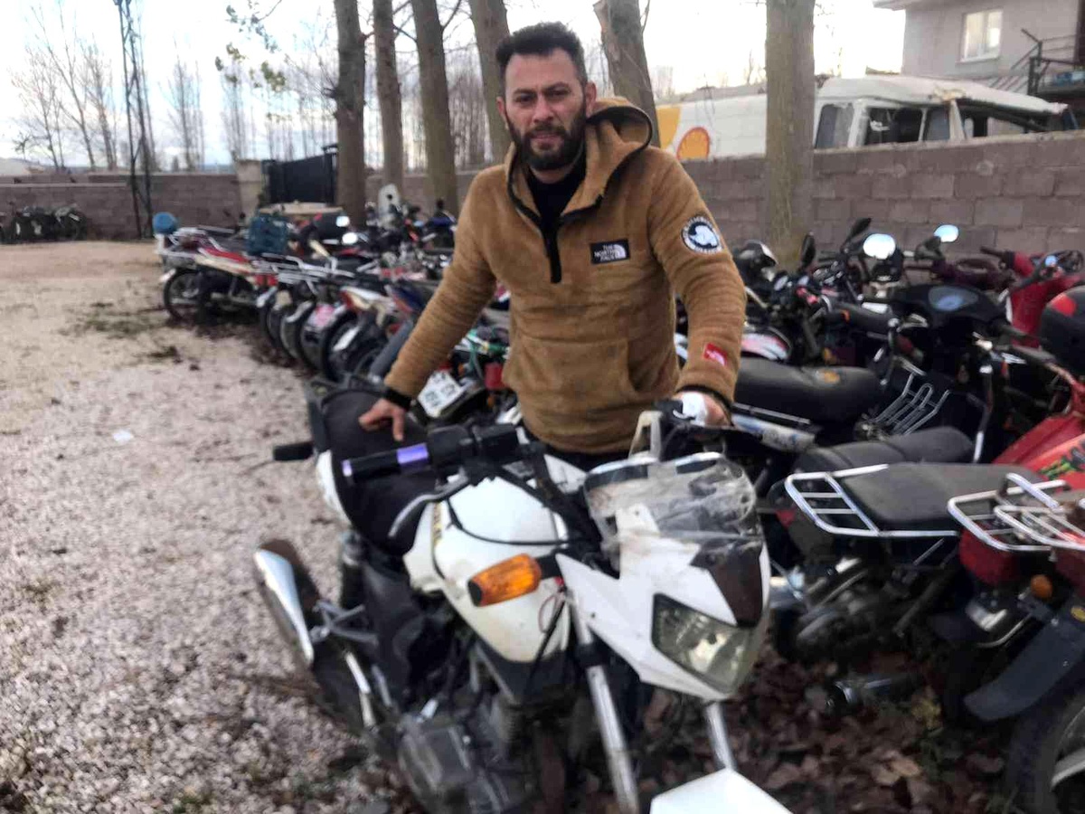 Emet\'te çalınan motosiklet Simav\'da bulundu