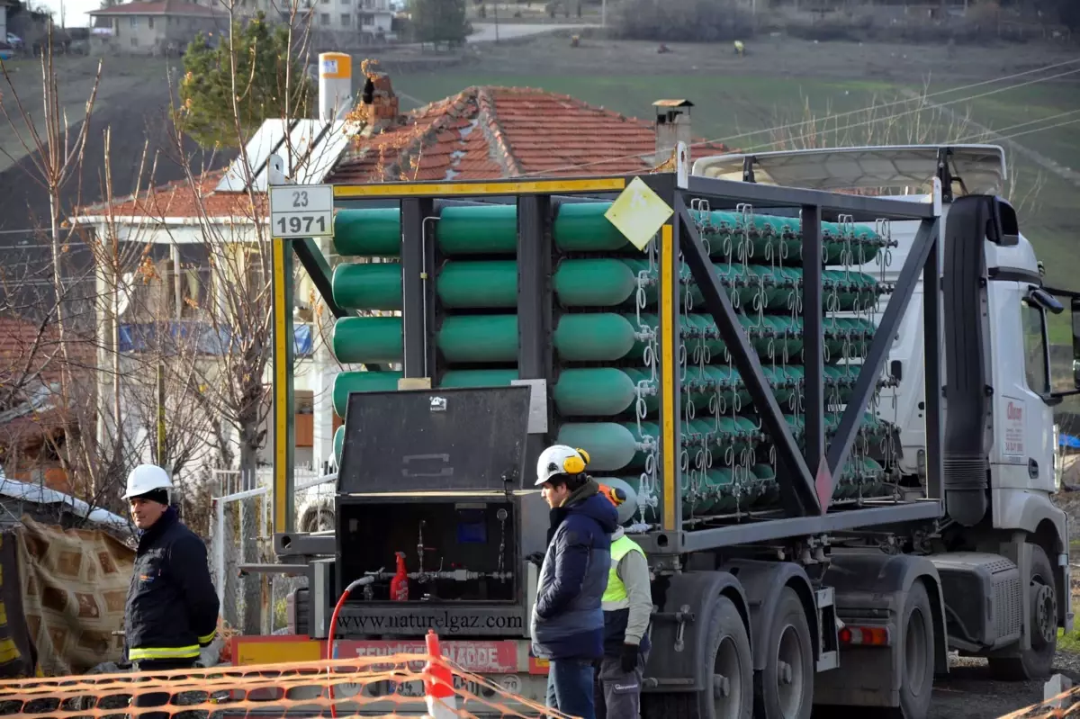 Güdül ilçesinde doğal gaz çalışmalarında sona gelindi