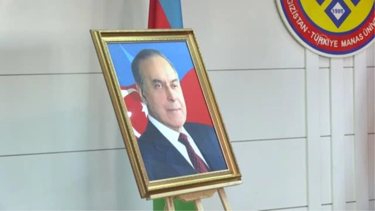 Haydar Aliyev, vefatının 18. yılında Kırgızistan\'da anıldı