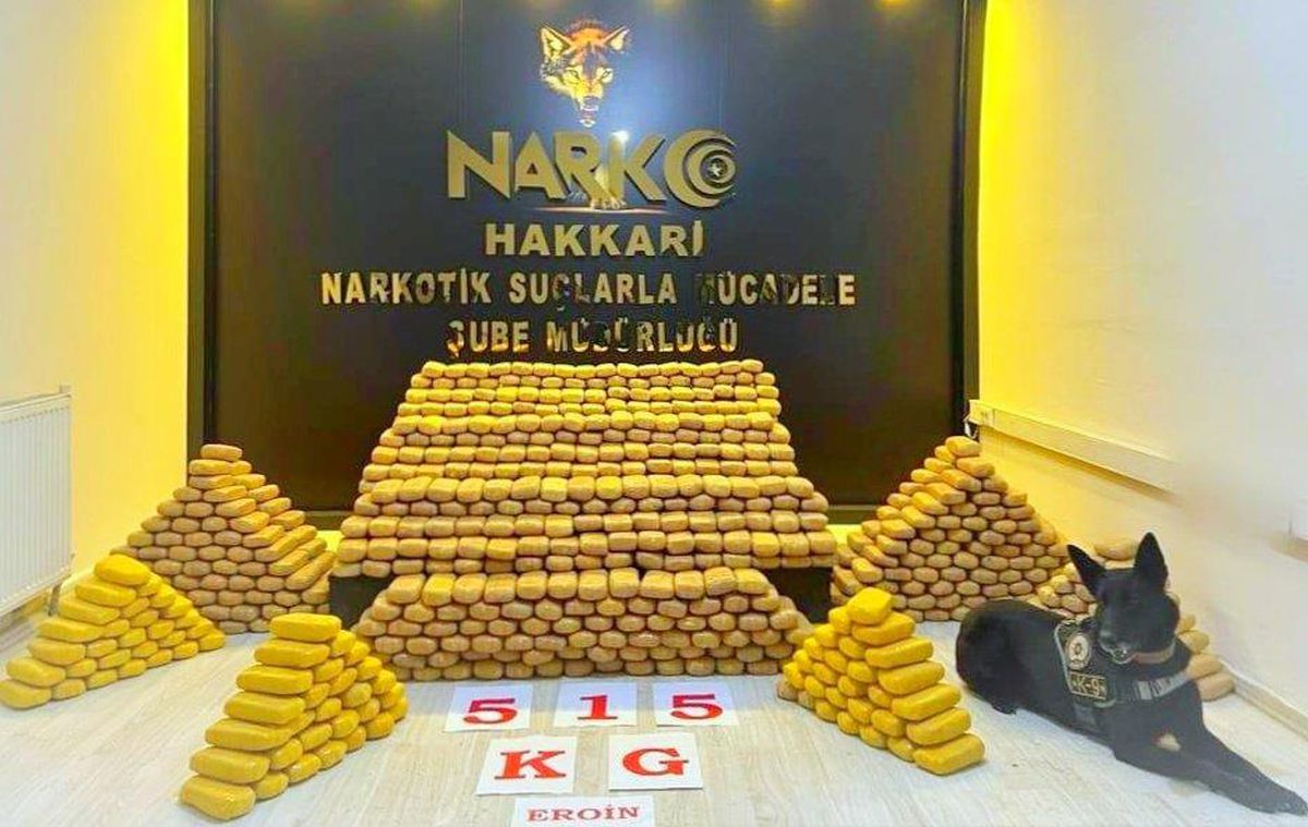 Bakan Soylu: Hakkari\'de 515 kilogram eroin ele geçirildi