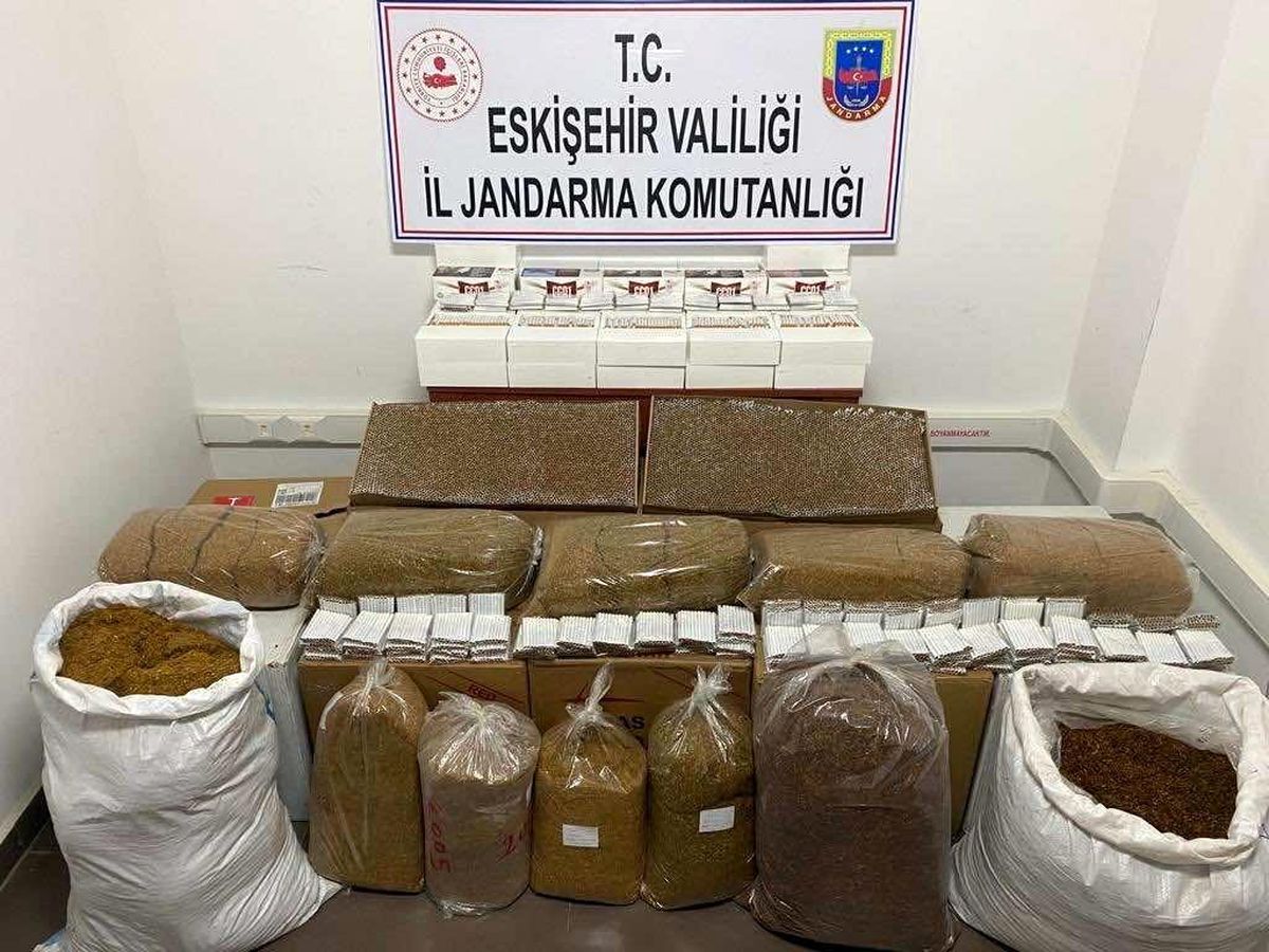 Son dakika: Jandarmadan kaçak tütün ve makaron operasyonu