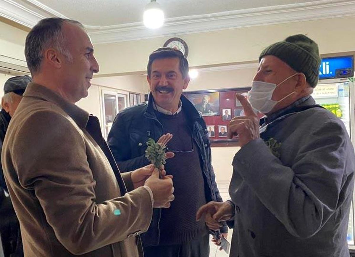 Son dakika yerel: Kuşadası Belediye Başkan Yardımcısı Batcıoğlu emekli polisler ile görüştü