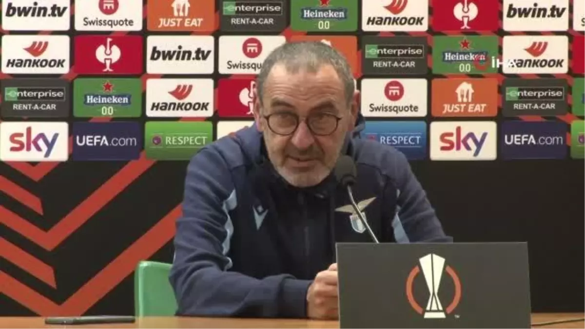 Lazio Teknik Direktörü Sarri: "play off turunda Barcelona ile eşleşmek istiyorum çünkü daha önce hiç Barcelona ile karşılaşmadım"