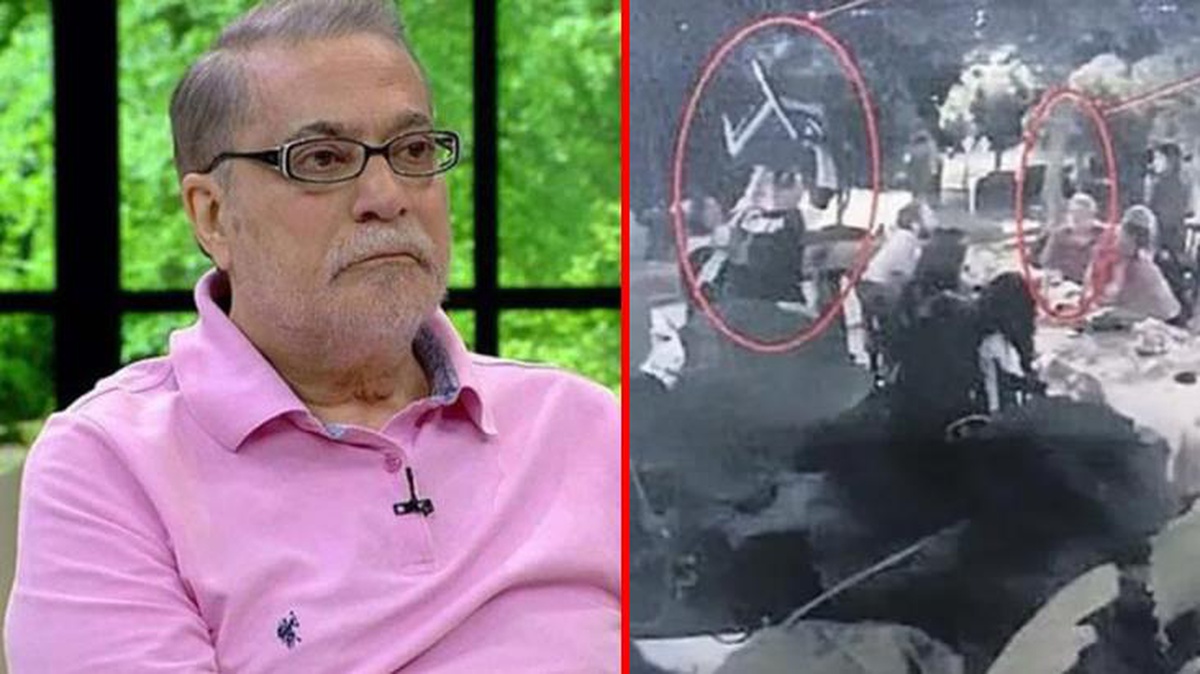 Mehmet Ali Erbil\'e sandalyeli saldırı! Alkolün dozunu kaçıran hayranı yaptı