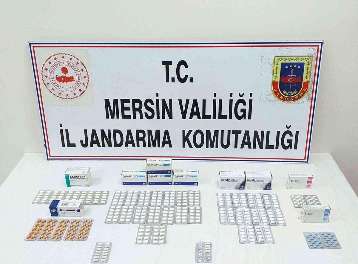 Mersin\'de 450 adet sentetik uyuşturucu hap ele geçirildi