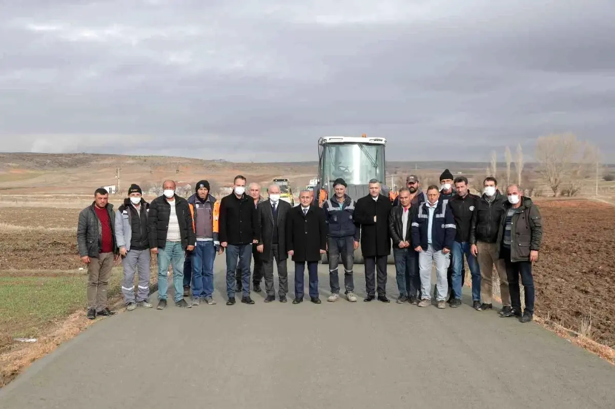 Parmakören'deki beton asfalt çalışması tamamlandı