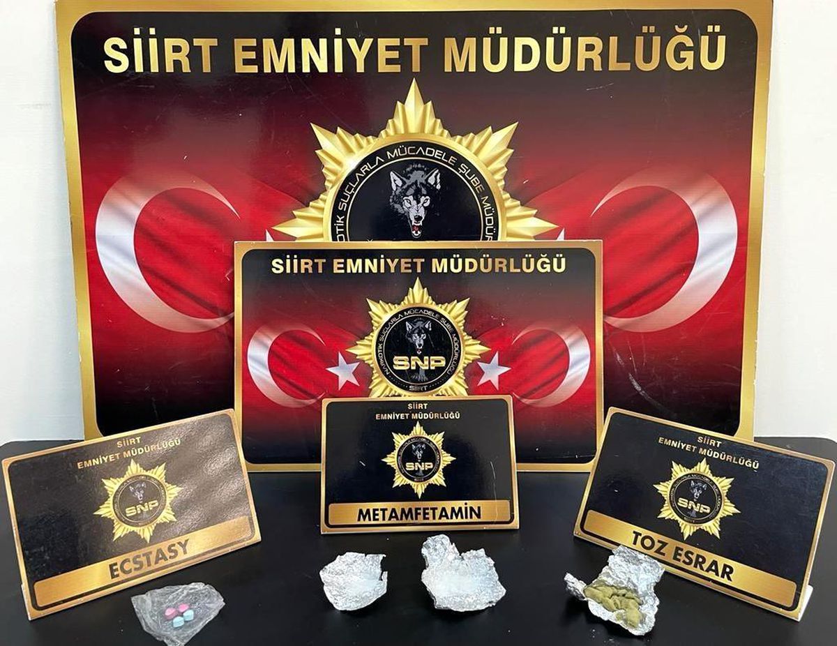 Siirt\'te durdurulan şüpheli şahıs üzerinde uyuşturucu madde çıktı