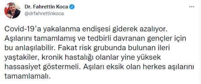 Son Dakika: Türkiye'de 10 Aralık günü koronavirüs nedeniyle 176 kişi vefat etti, 18 bin 561 yeni vaka tespit edildi