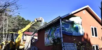 Uludağ kaçak yapılardan temizleniyor