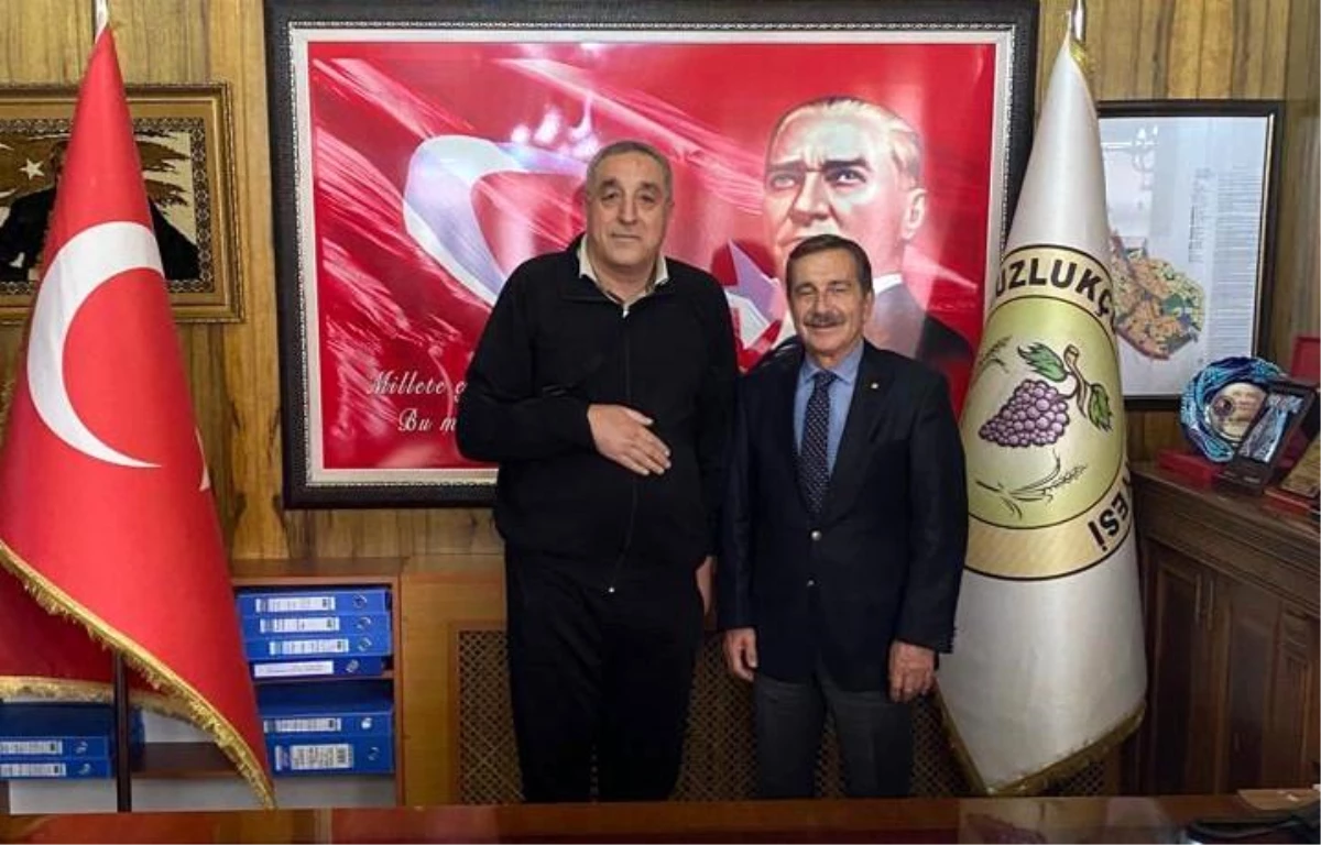 Başkan Ataç\'tan Tuzlukçu\'ya geçmiş olsun ziyareti