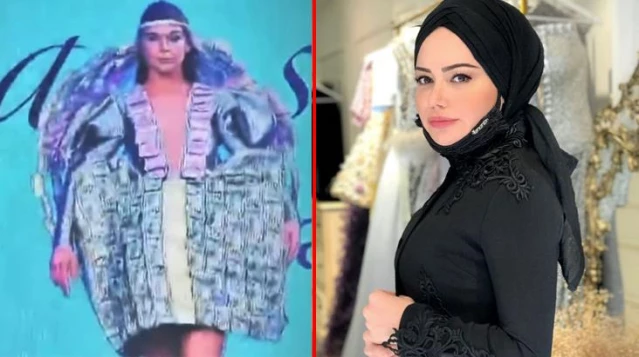 Modacı Gülcan Selçuk'un dolar ve eurodan tasarladığı elbise, Ekonomi Zirvesi'ne damga vurdu!