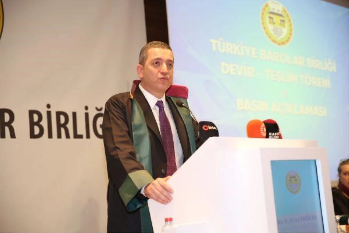 TBB Başkanı Sağkan: TBB\'nin kapıları bütün avukatlara açılmıştır