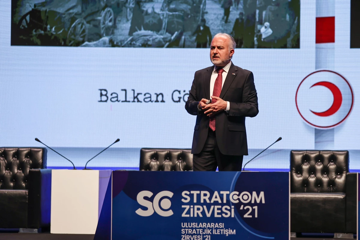 Türk Kızılay Genel Başkanı Kınık, Stratcom Zirvesi\'nde konuştu Açıklaması