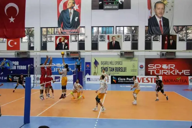 Efeler Ligi: Cizre Belediyespor: 1 Sorgun Belediyesi: 3