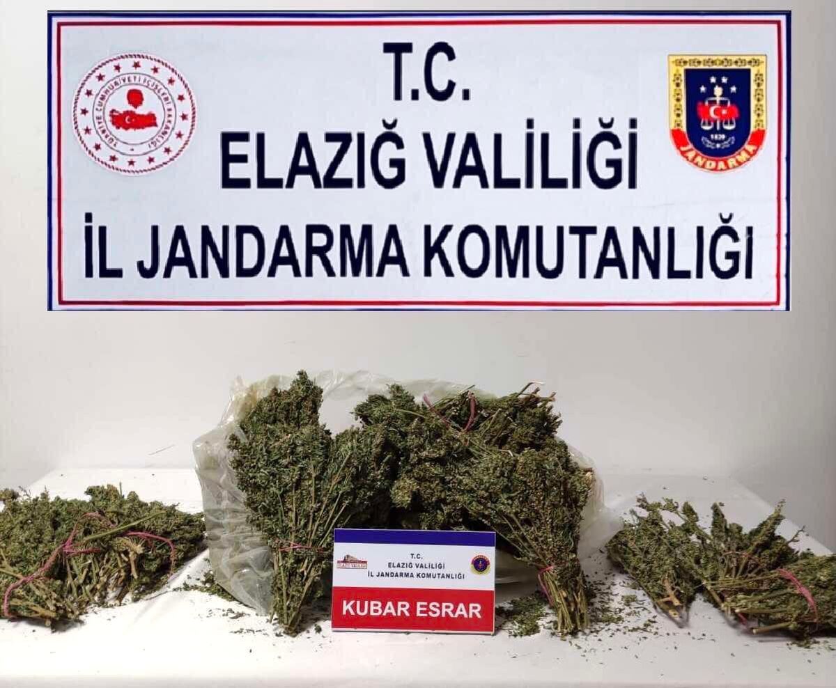 Elazığ\'da 4,5 kilo esrar ele geçirildi